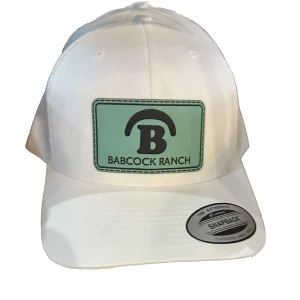 Babcock White Hat wit Crescent B