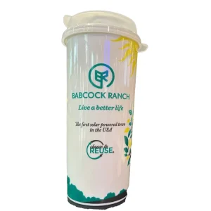 Babcock Ranch Reusable Coffee Cup With Lid