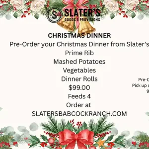 Pre-Order your Christmas Dinner